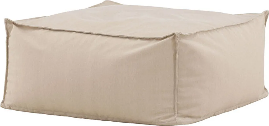 Fauteuil Pouf de Salon Beige - Assise Ergonomique Rambofauteuil Moderne