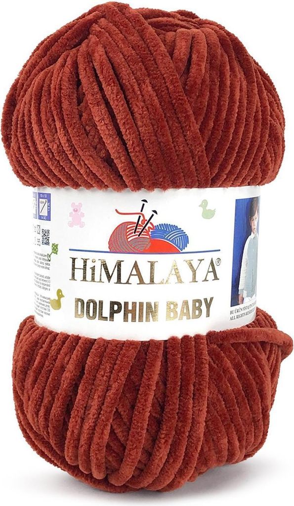 Himalaya Dolphin Baby Kasztan: Flauschige Polyesterwolle Produktbild 