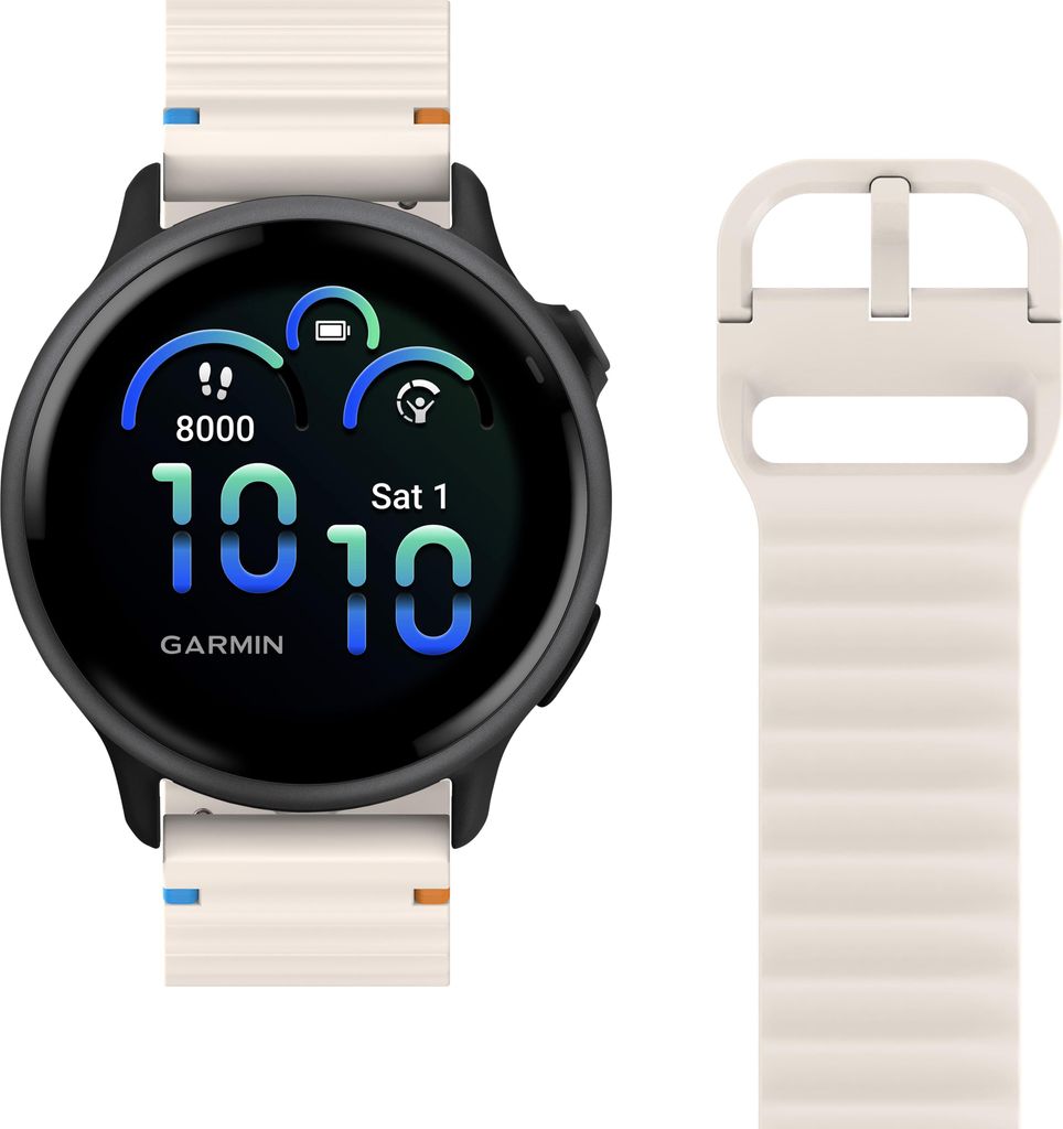 Cazy Uhrenarmband geeignet für Garmin Watch Band (ActiveFlex) – Smartwatch-Armbänder – Universelles Armband geeignet für Garmin Vivoactive 6...