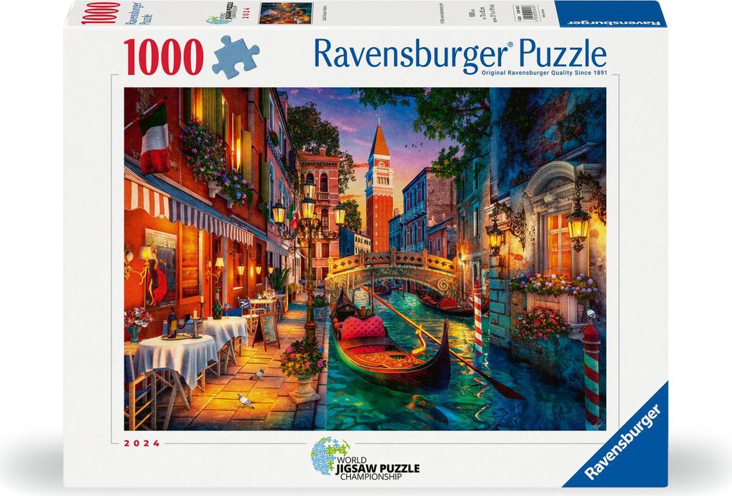 Ravensburger Puzzle 12001439 - Canal Cruise in Venice - 1000 Teile Puzzle für Erwachsene und Kinder ab 14 Jahren