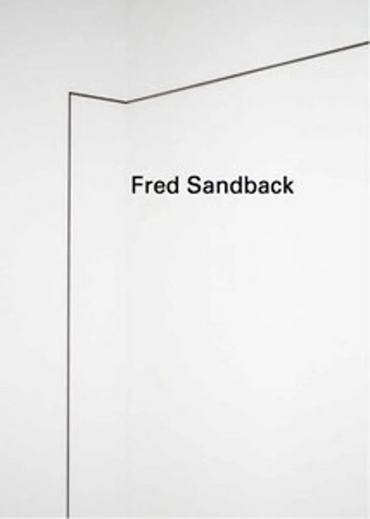 Livre d'art Fred Sandback Threading Space pour architecte et scénographe