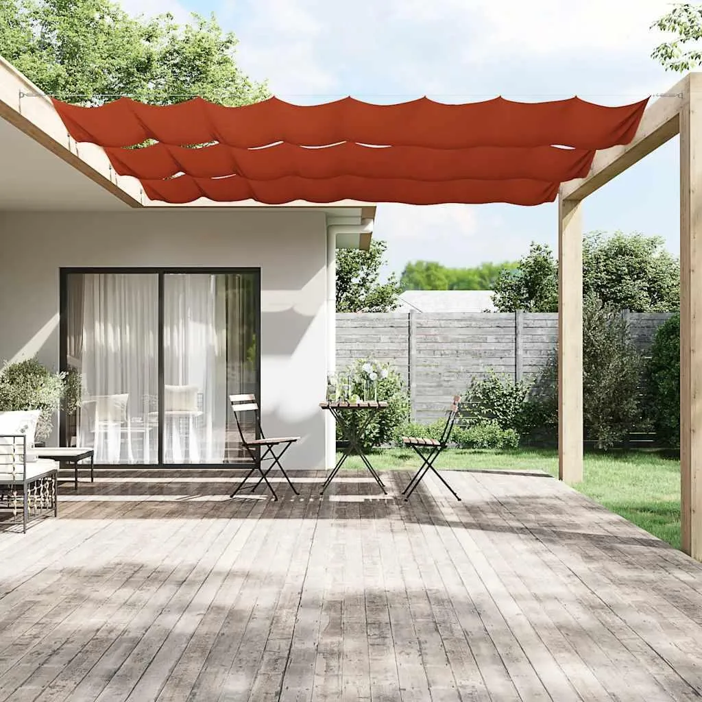 vidaXL Tenda Verticale Terracotta 180x600 cm - Tessuto Oxford Resistente