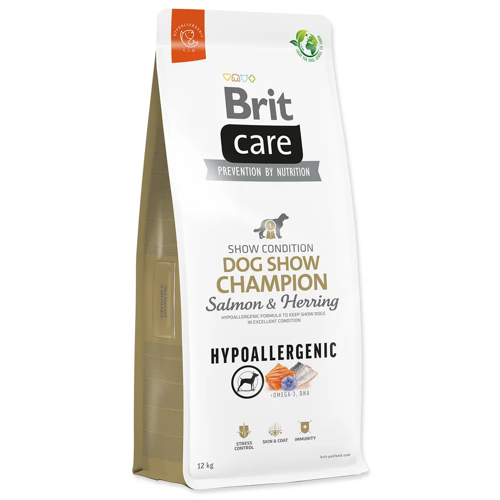 Alimentation Chien Exposition Brit Care Champion Saumon Hareng 12kg