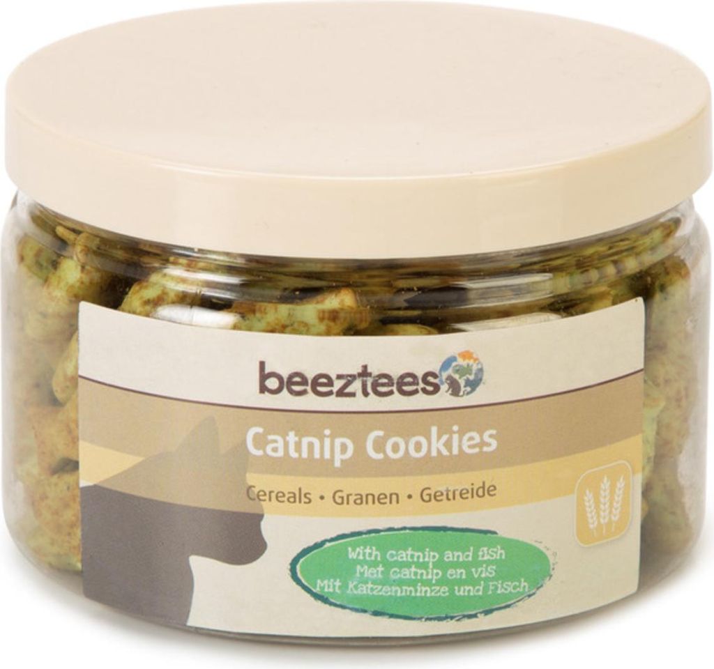 Beeztees Katzensnack Catnip Cookies Lachs 55 g