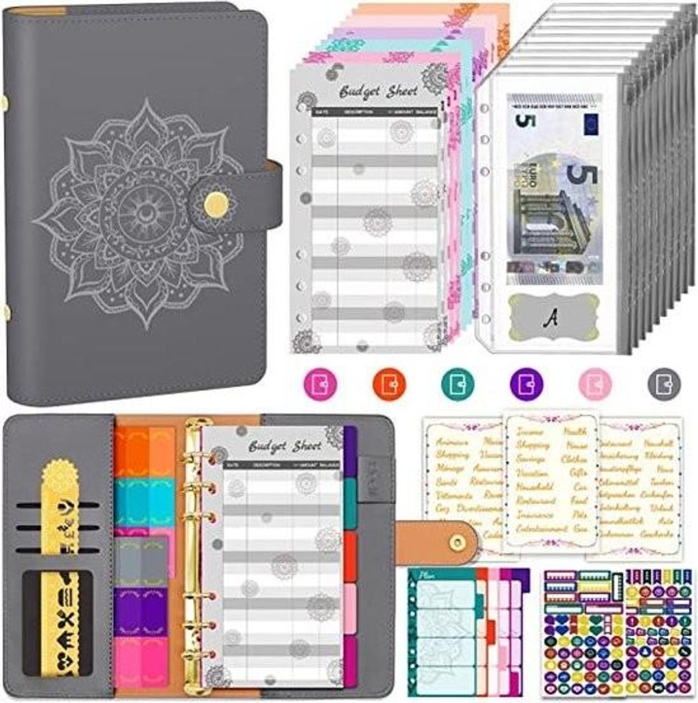 Budgetplaner – Budgetplaner, Geldhüllen, Ringbuch, Finanzplaner