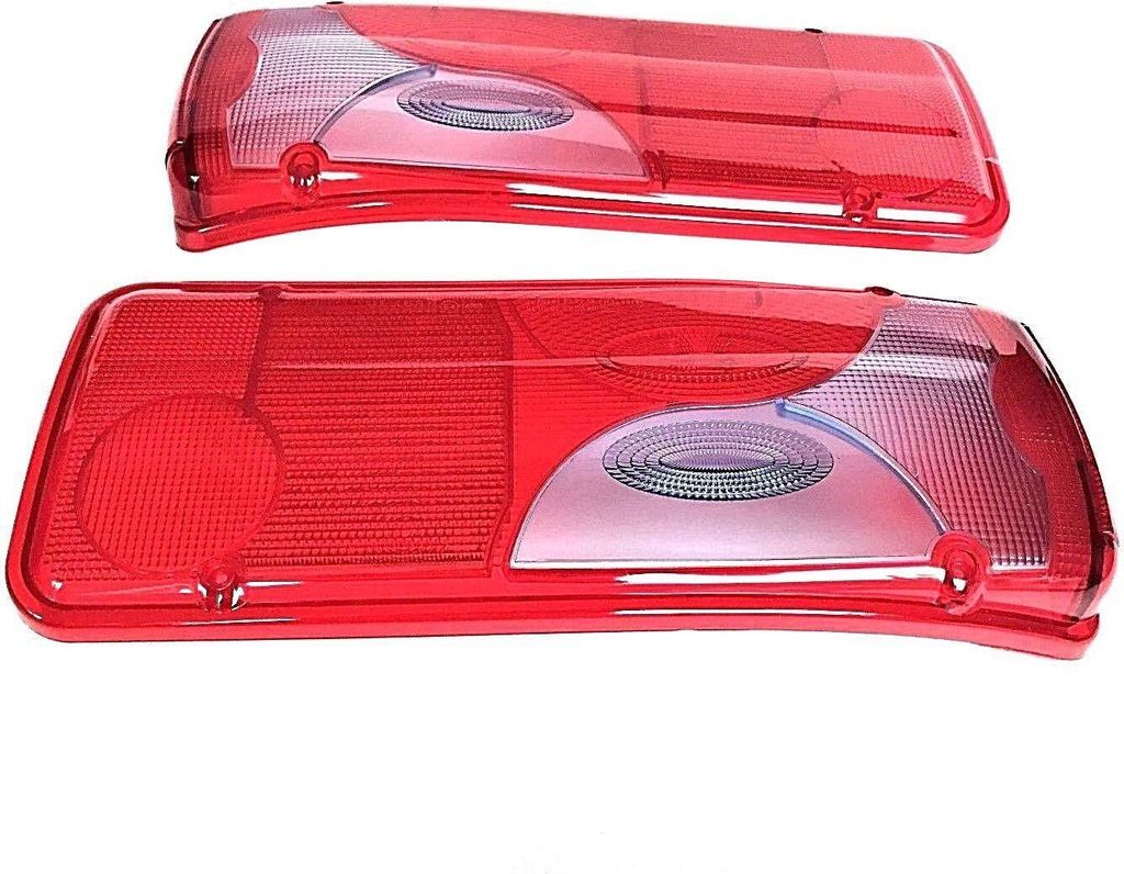 Matel Service 2x Lichtscheibe Heckleuchte Ersatzglas Rücklichtglas für Fahrzeugtyp: MAN TGA TGL TGM TGX TGS