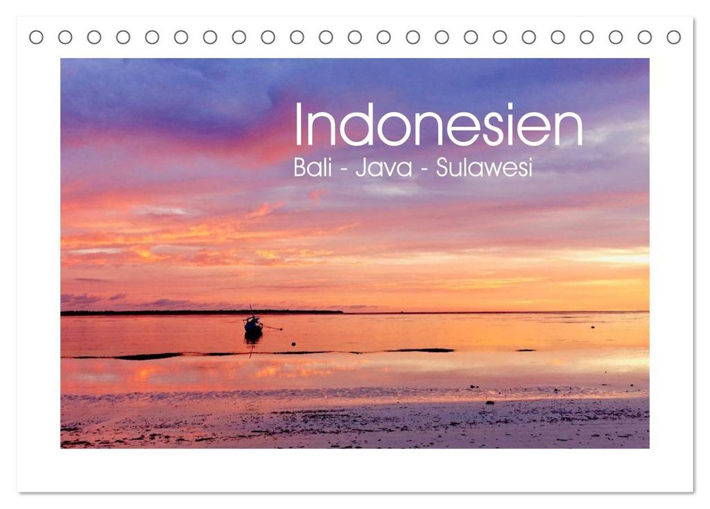Indonesien. Bali - Java - Sulawesi (Tischkalender 2027 DIN A5 quer), CALVENDO Monatskalender