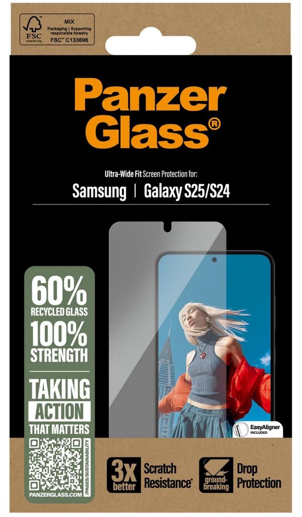 PanzerGlass ® Displayschutz Samsung Galaxy S25 | S24 | Produktbild 