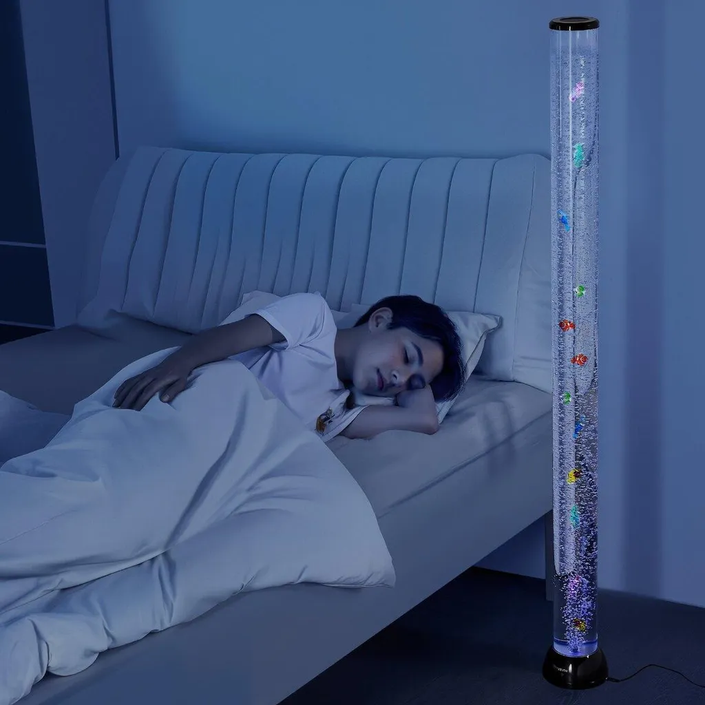 Lampe à bulles 150 cm 16 Couleurs Changeantes Télécommande incluse LED - 8