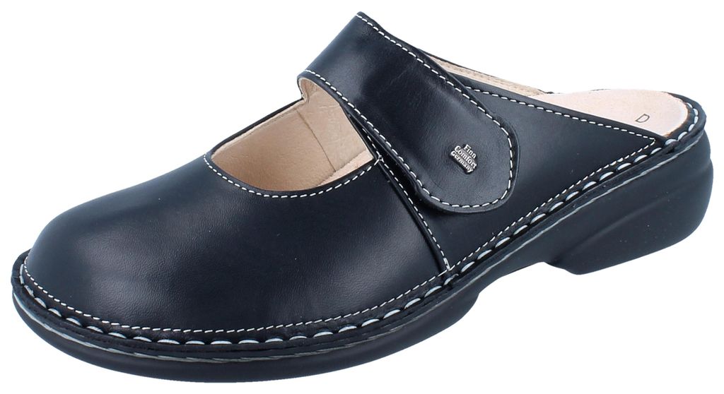 FINN COMFORT Stanford Damen Clog schwarz Glattleder - Produktbild 