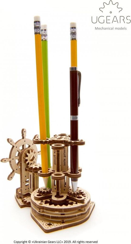 uGEARS 3D Holzpuzzle Ruder-Organizer Produktbild 