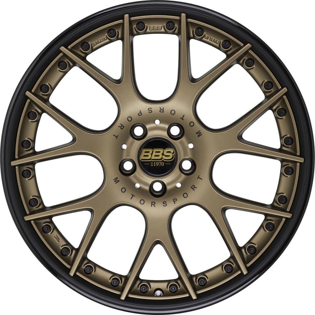 BBS Felge Alufelge CH-RII bronze matt/schwarz 10,5x22 5x112 ET38 CH7400