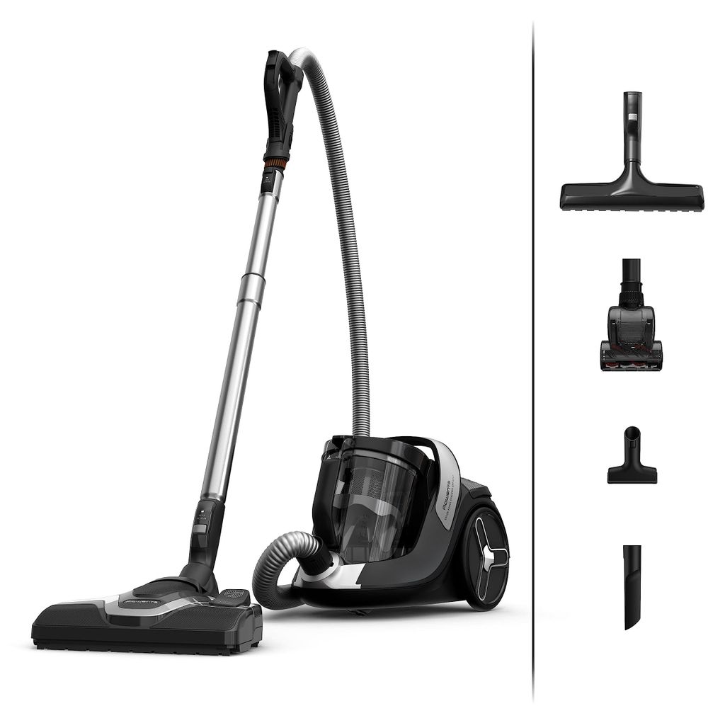 Rowenta Green Force Cyclonic Effitech Animal, Bodenstaubsauger ohne Beutel, 500 W, 2,5 Liter XXL Fassungsvermögen, besonders geräuscharm mit 66 D...