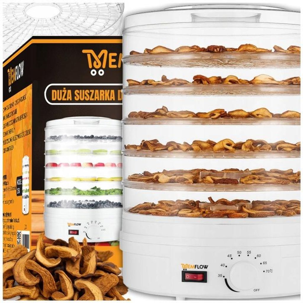 MEMFLOW Dörrautomat 500W mit 6 Dörrgittern, 35–70°C Produktbild 
