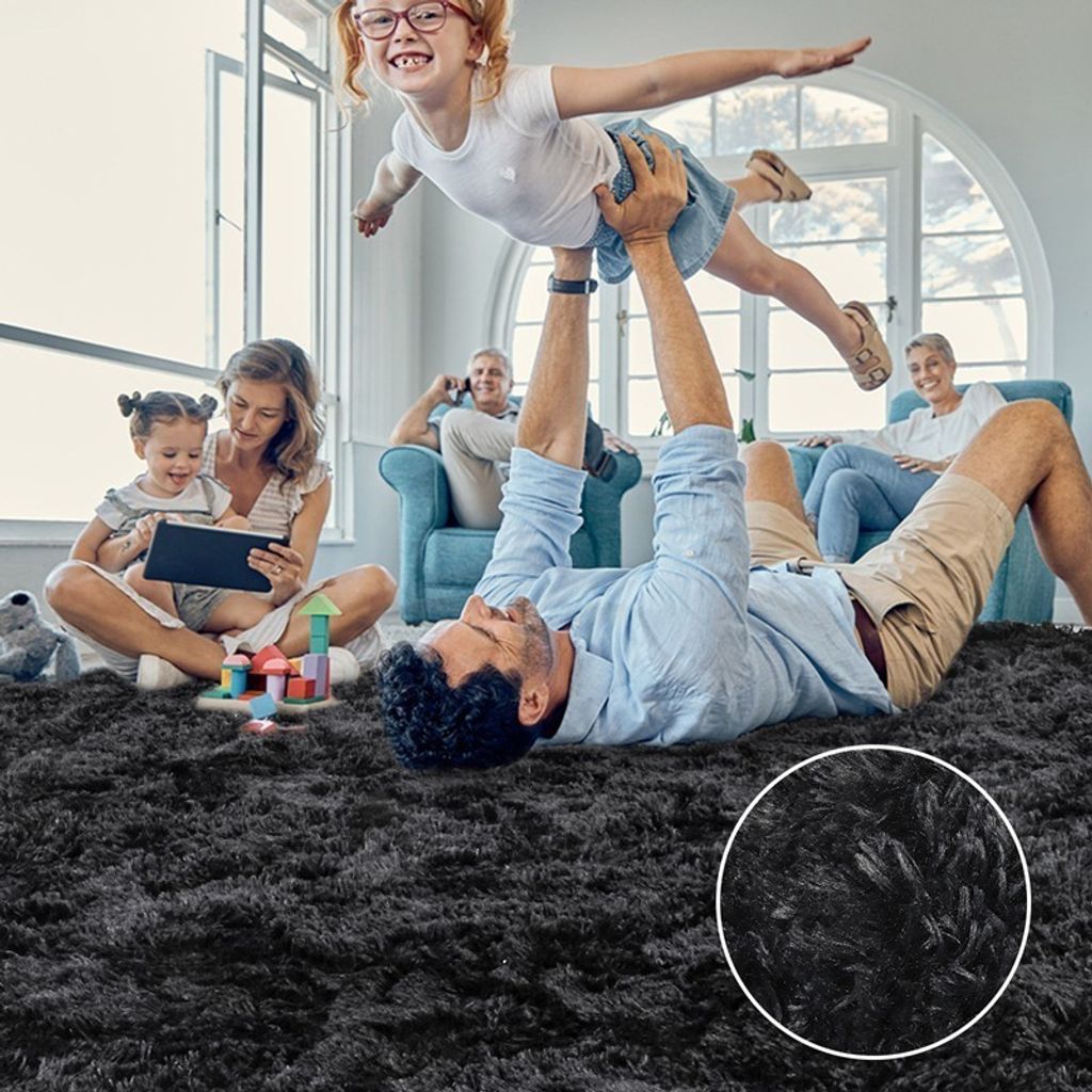 koberec s vysokým vlasem 200 x 300 cm do obývacího pokoje Obrázek produktu 10