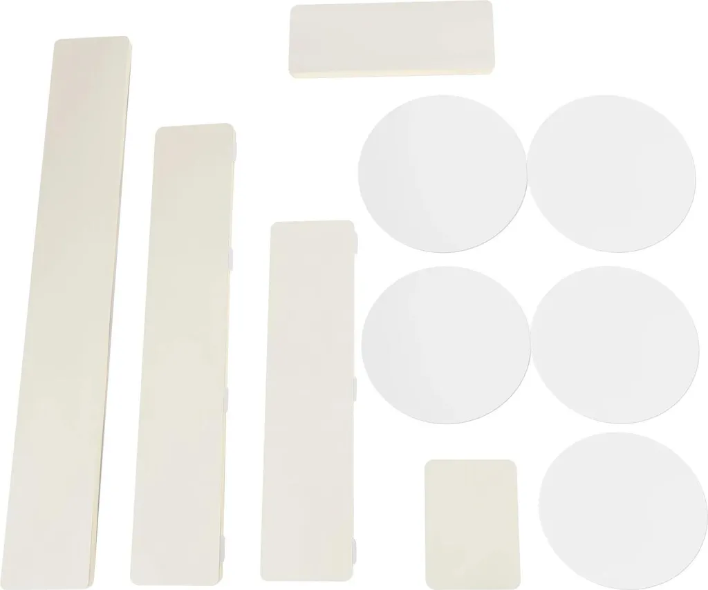 Support de décoration léger et stable : 5 Colonnes Pliables Blanches M