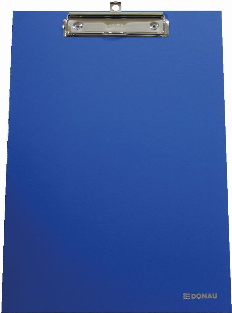 DONAU 3708100-10 Klemmbrett Life, A4, 24x34cm, blau