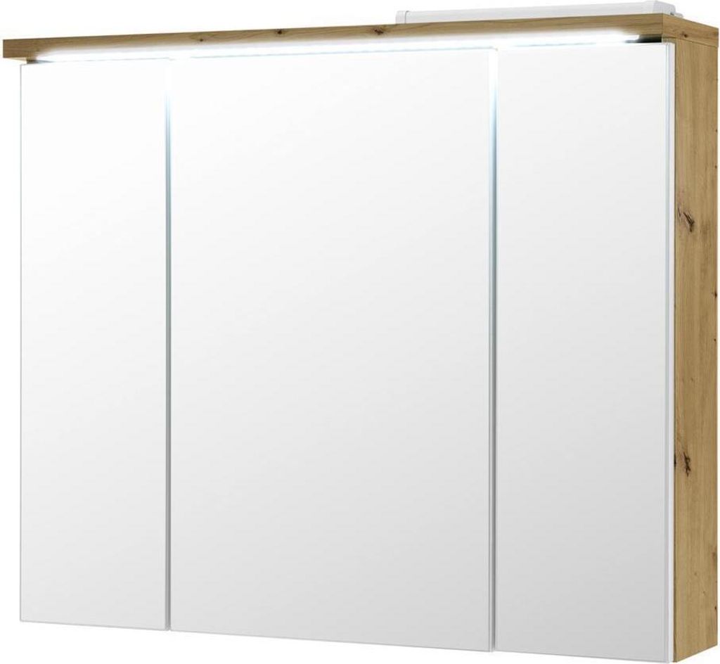 Spiegelschrank >Peter< in Artisan Eiche aus MDF - Produktbild 