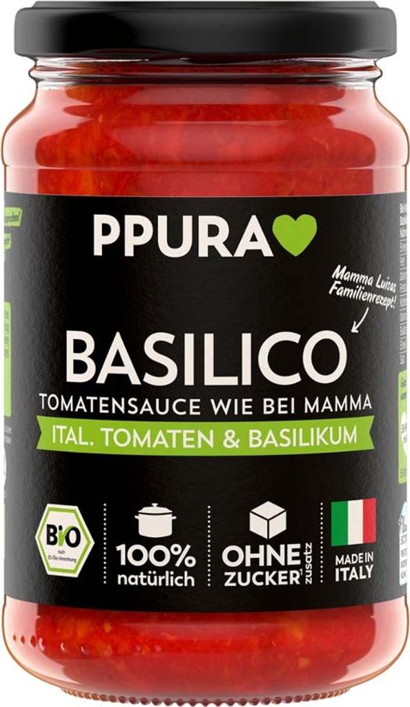 Tomatensauce - Basilico 340g