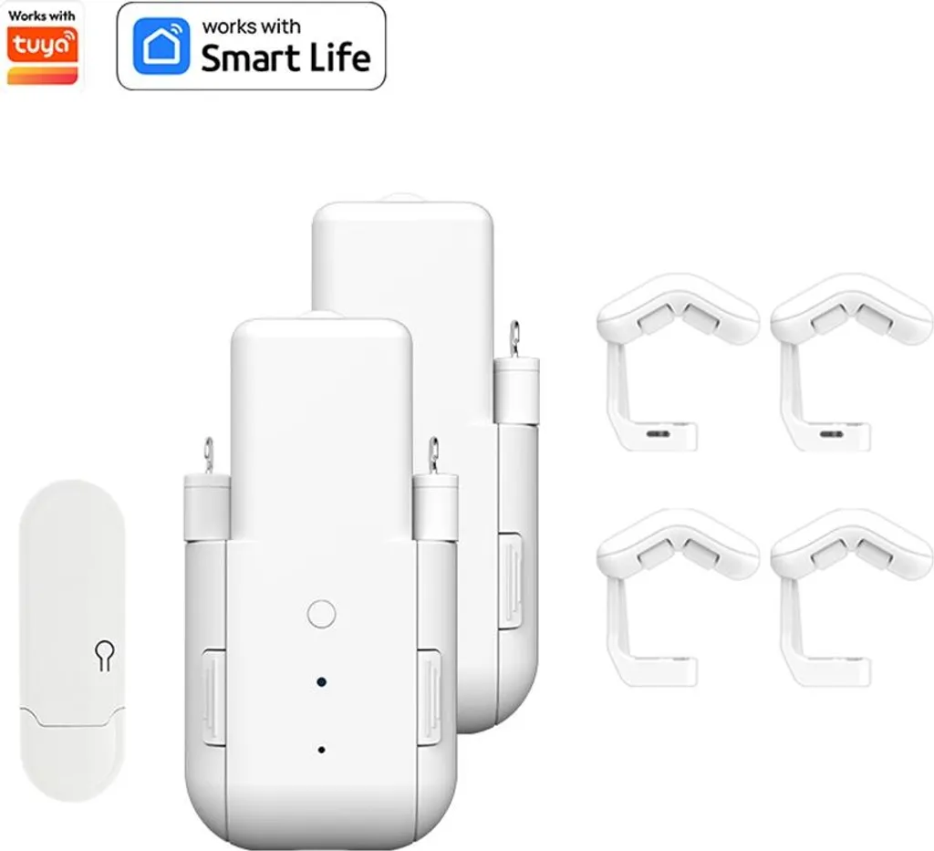 INF Moteur de rideau intelligent WiFi double ouverture domotique