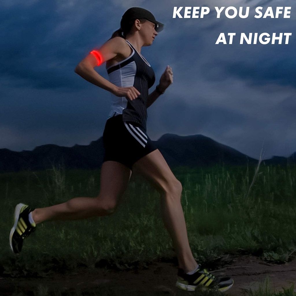 Led Armband Aufladbar, 2 STK Leuchtarmband USB Produktbild 3