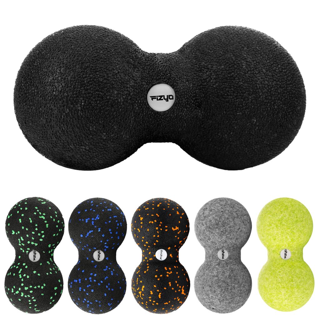 FIZYO Dvojitá masážní míč 16x8 cm – Roller na masáže zad, Obrázek produktu 