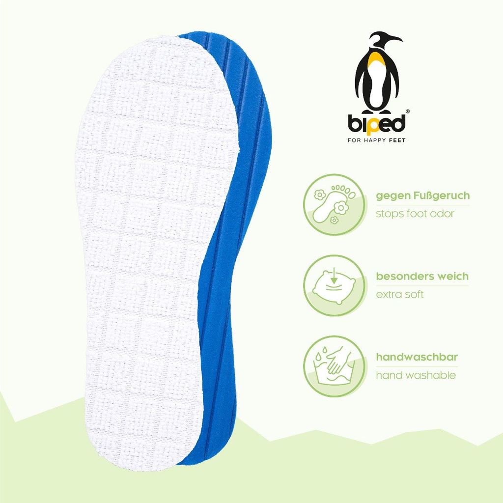 Biped Kinder Filz Einlegesohlen 2 Paar - Zuschneidbare Wärmesohlen Für Herbst & Winter
