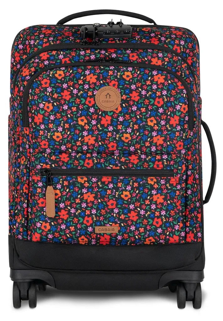 Valise Cabaia 55cm silencieuse 4 roues - Trolley Maupiti anti-stress