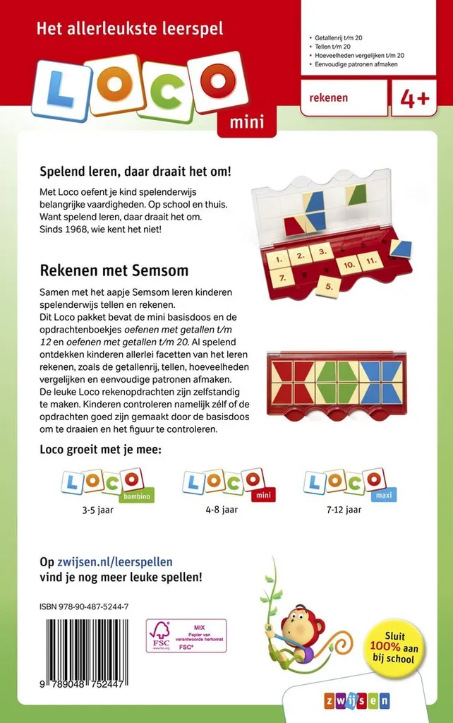 Apprendre sans Écran : Pack Loco Mini Semsom Jeu Éducatif de Concentration - 2