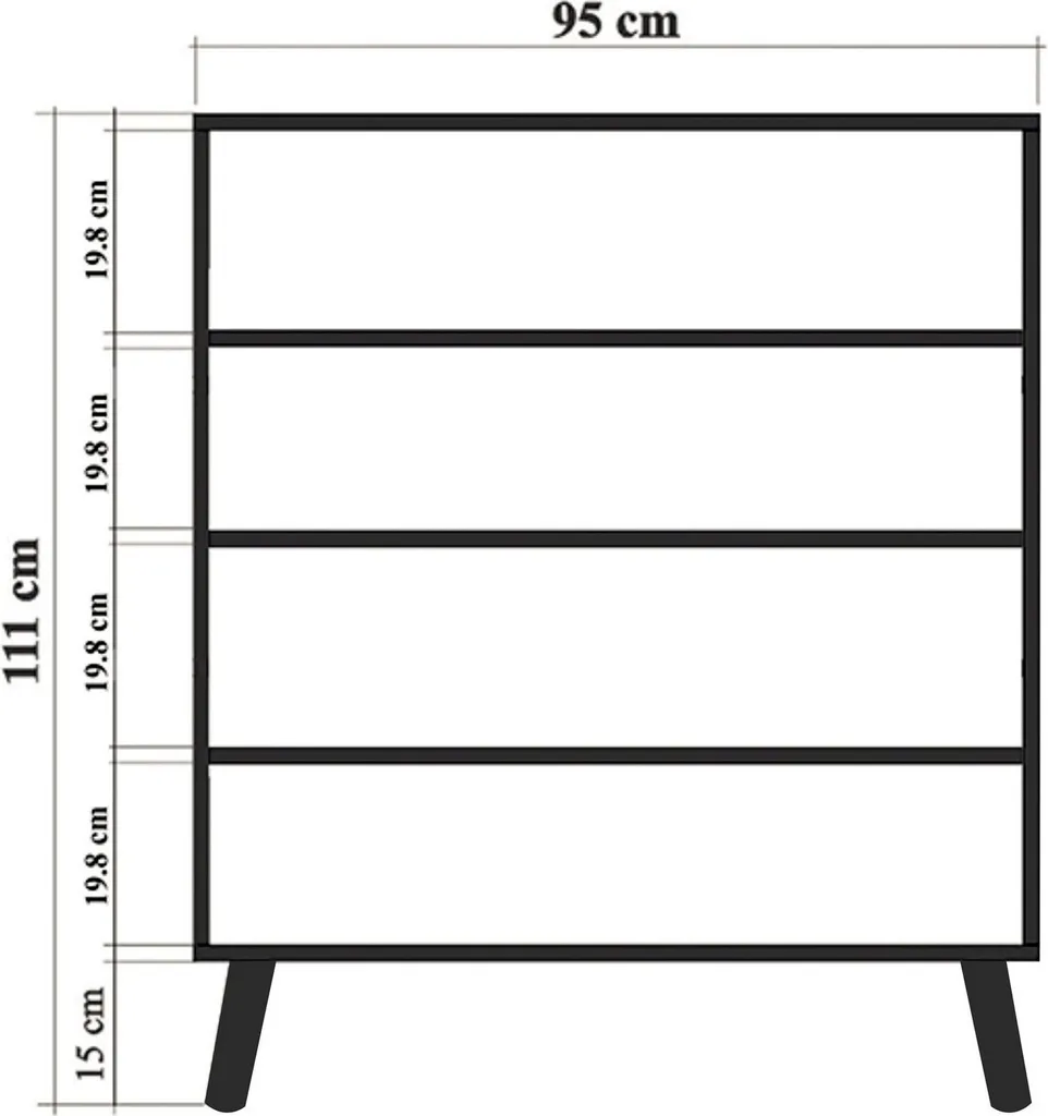 Armoire de Rangement Design Multicolore Multilüx Form pour la Maison - 9