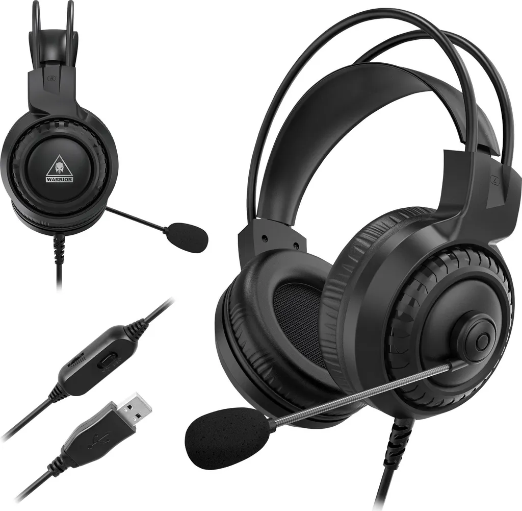Kruger&Matz GH-10 Cuffie Gioco USB: Domina la Chat con Microfono HD
