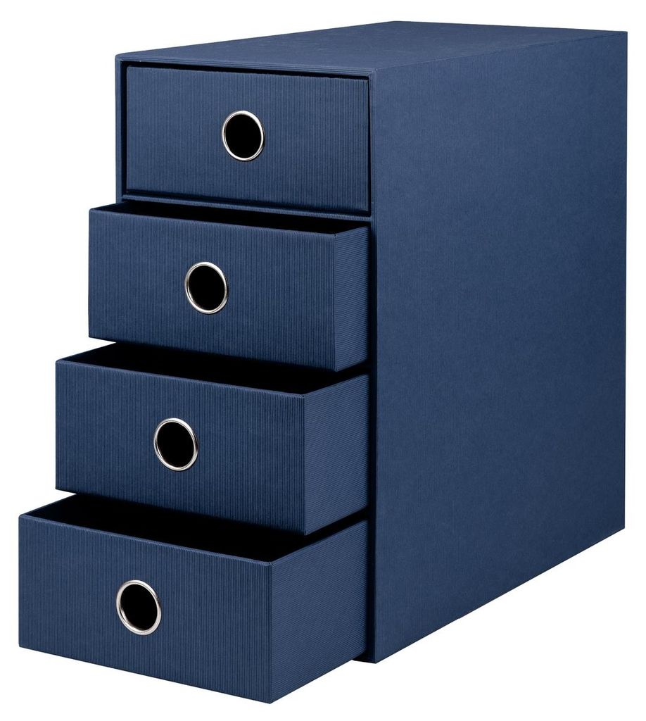 S.O.H.O Schubladenbox 4er Navy Produktbild 
