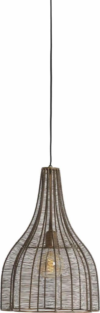 Light & Living - hängeleuchte - Mariama - bronze - metall - drahtlampe - E27 - 2975618