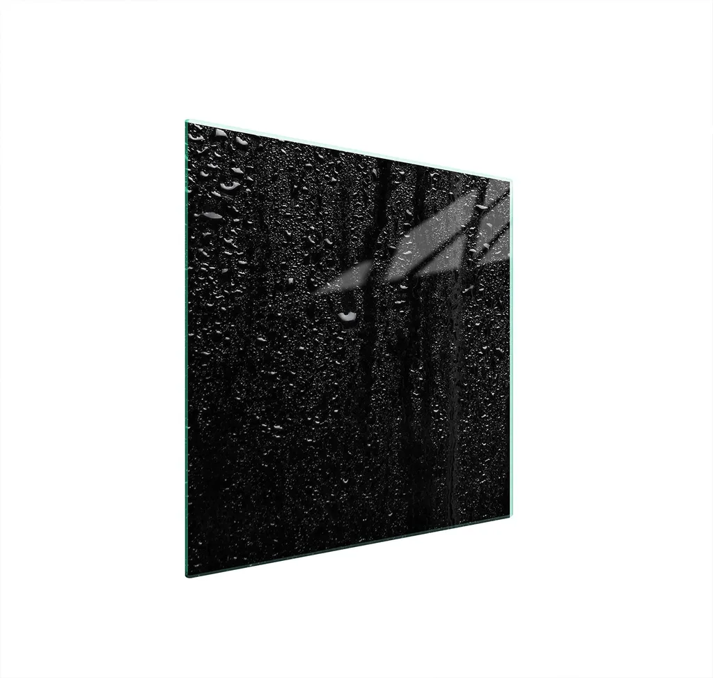 Protezione Piano Cottura 50X52 Nero | Vetro di Sicurezza ESG Certificato