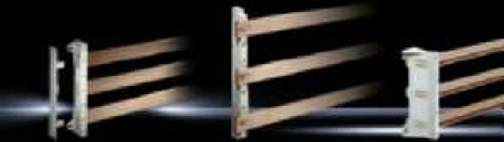 Rittal Sammelschienenhalter BxHxT 22x320x70mm 3-polig 4 STK