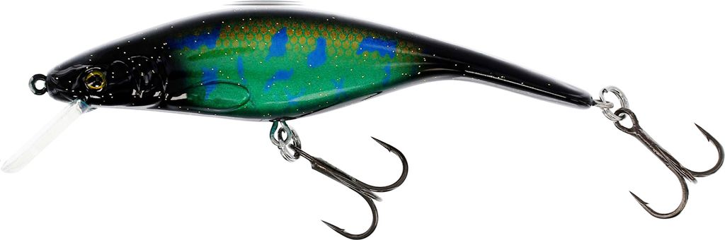 Westin P10SR Crankbait 10cm 15g Floating - Wobbler, Farbe:UV Dark Burbot