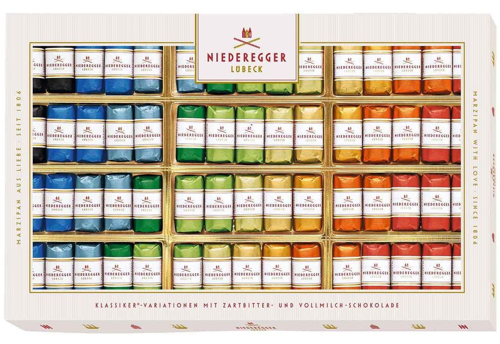 Niederegger Marzipan Klassiker Variationen 750g Produktbild 