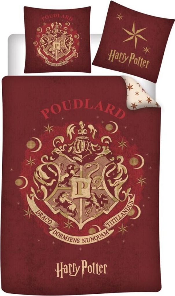 Oboustranná souprava ložního prádla Harry Potter Bradavice Obrázek produktu 