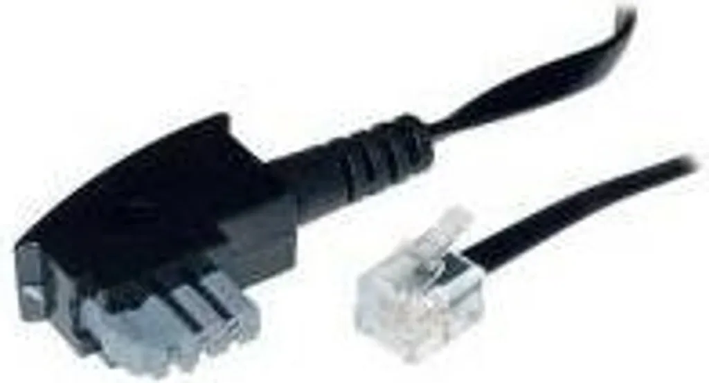 Cordon pour Prise TAE-N et Appareil Western 6/4 de 6m - Solution Pontée