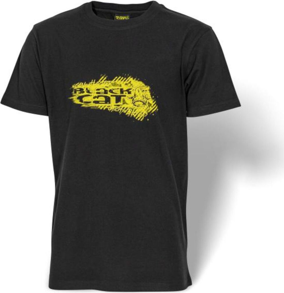 Black Cat L Black Shirt black T-Shirt