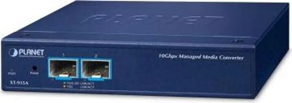 Convertisseur de Média Fibre 10G Manageable PLANET XT-915A 2 SFP+