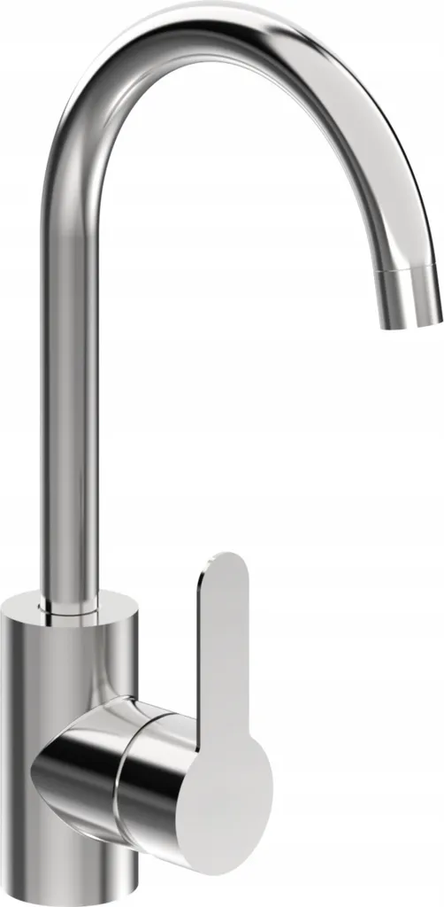 Rubinetto Cucina Inox Acciaio Spazzolato 340mm | Miscelatore Lavello Top