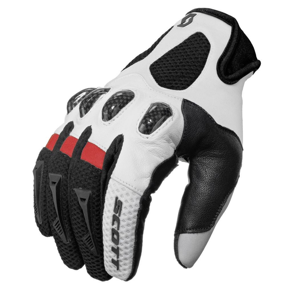 Scott Assault Motocross Handschuhe, schwarz/rot, 2XL Produktbild 
