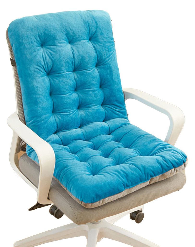 Stuhlkissen mit abnehmbarem, waschbarem Bezug, dicker, hochelastischer Füllung, integriertem Design und ergonomischem Sitzkissen
