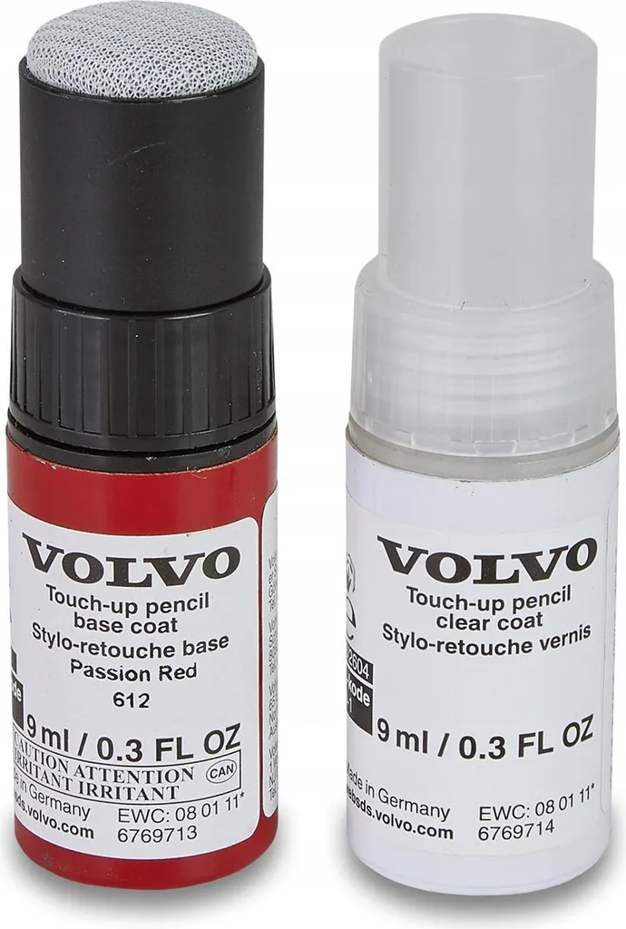 Réparer les Rayures Volvo 612 avec le Stylo Rouge Passion Officiel