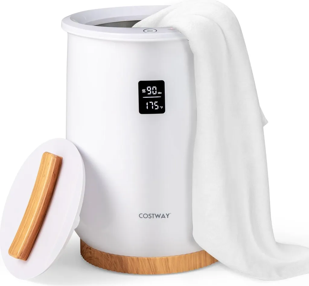 Sèche-serviettes chauffant 20L avec écran LED et minuterie précise