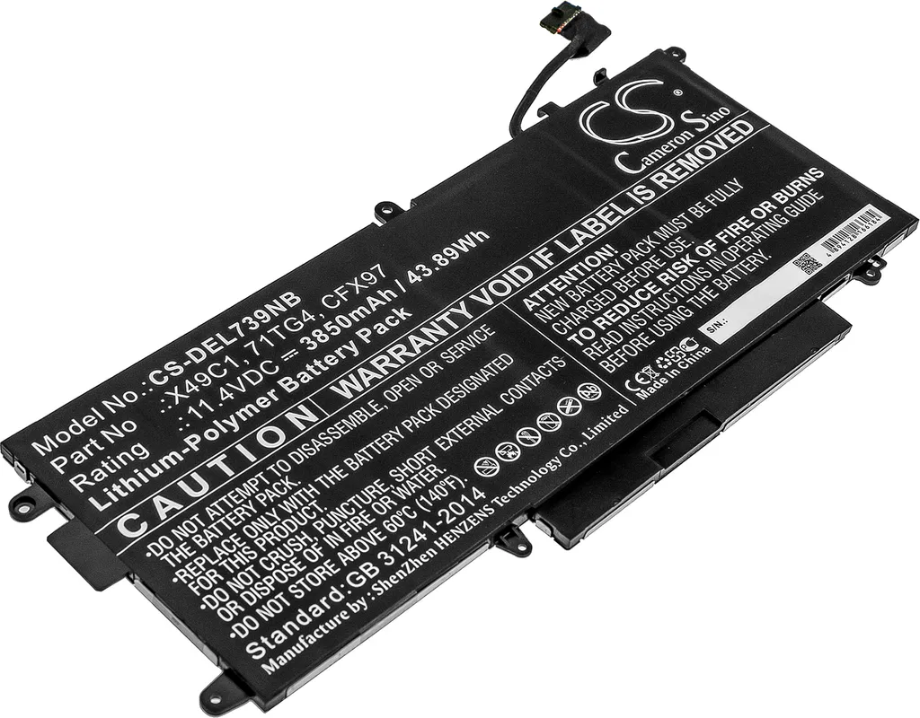 Réparer Batterie Dell Latitude 7390 2-in-1 avec Techtek 71TG4 et CFX97