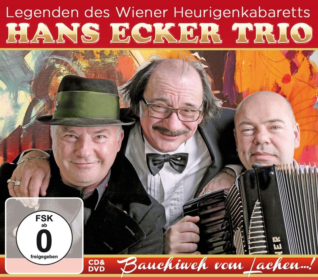 Hans Ecker Trio - Legenden des Wiener Heurigenkabaretts - Bauchiweh vom Lachen...! CD+DVD
