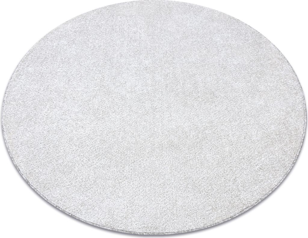 Teppich rund SANTA FE creme 031 eben, glatt, einfarbig beige rund 133 cm