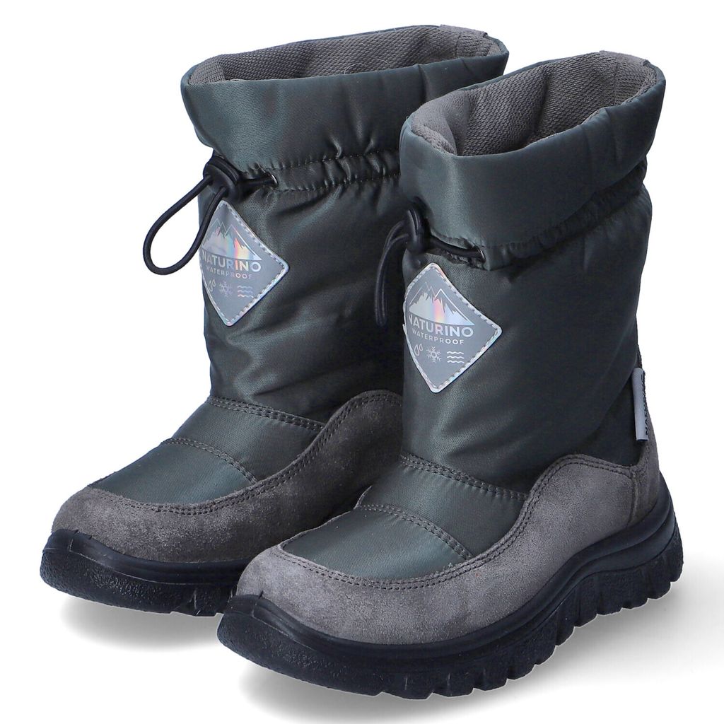 Naturino VARNA Kinder Lederstiefel grau EUR 26